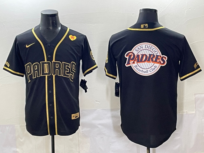 Men 2025 San Diego Padres Blank Black Throwback Nike MLB Jersey 004->women mlb jersey->Women Jersey